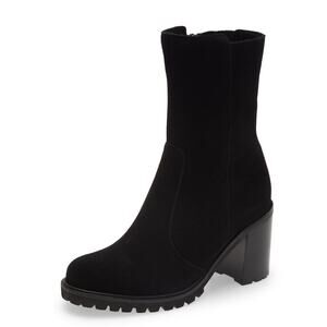 La Canadienne Womens Peppa Ankle Boot US 8 Black Suede NWOB